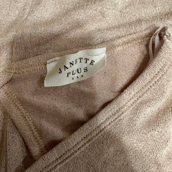 Tan Scoop Neck Top - Picture 10 of 10